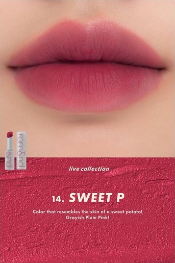 ROM-ND-Zero-Matte-Lipstick-14-Sweet-P-Textur